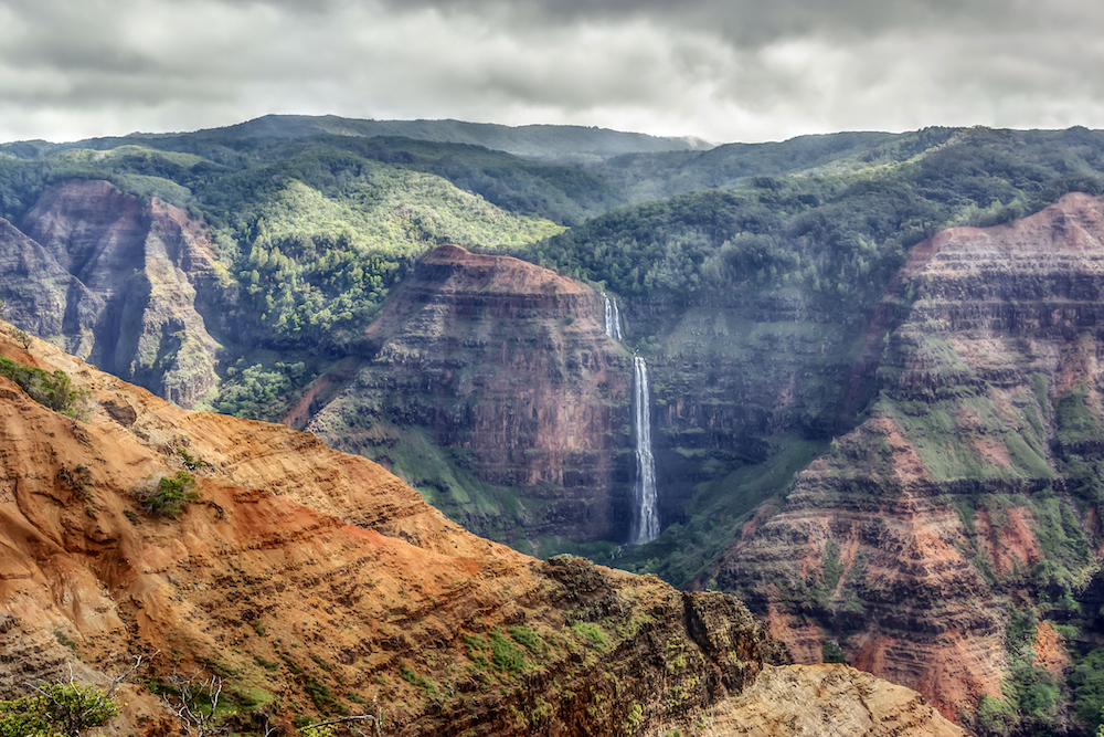 Waipoo Falls Waimea Canyon Trail